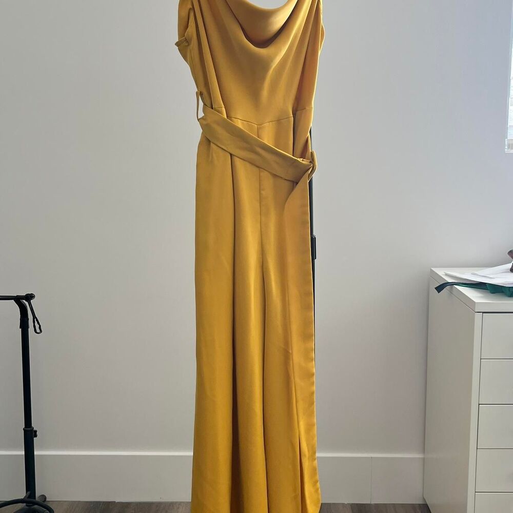 Unbranded Women's Yellow and Gold Jumpsuit